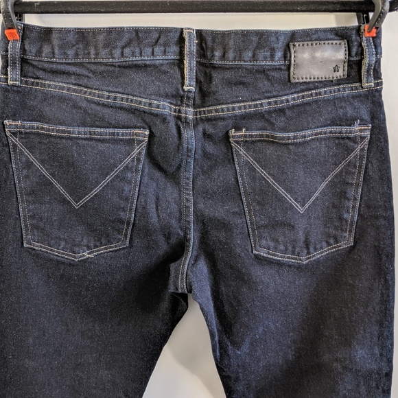 198 John Varvatos Bowery Slim Straight In Jet Black Size:38